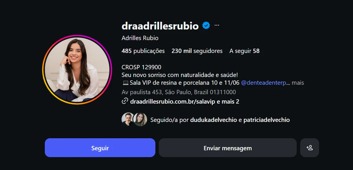 Dra. Adrilles Rubio · @draadrillesrubio